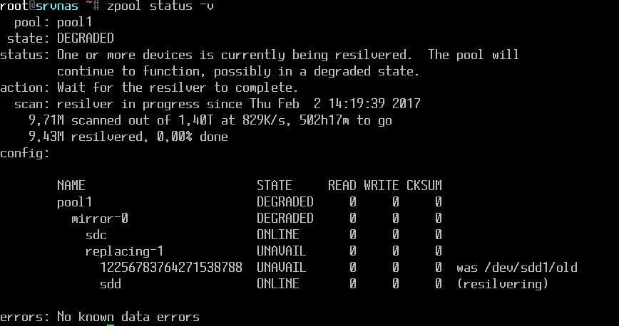 ZFS: Guida all'espansione di un Pool (Raid ZFS)